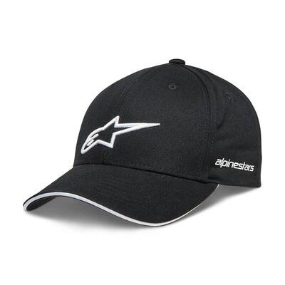 Cappellino moto Alpinestars Rostrum nero bianco