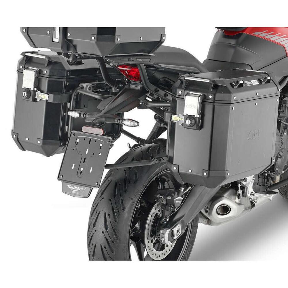 Portavaligie laterale Givi PLO6421CAM per TRIUMPH