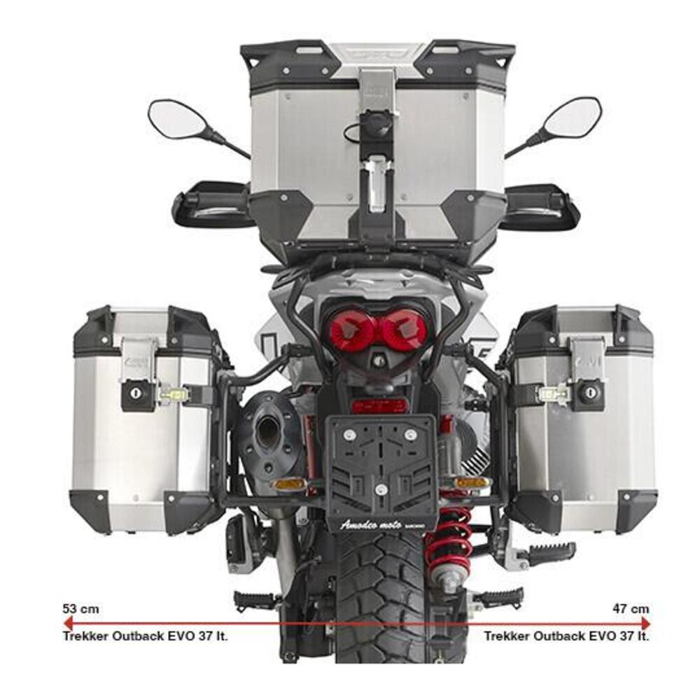 Portavaligie laterale Givi PLO8209CAM per MOTO GUZ