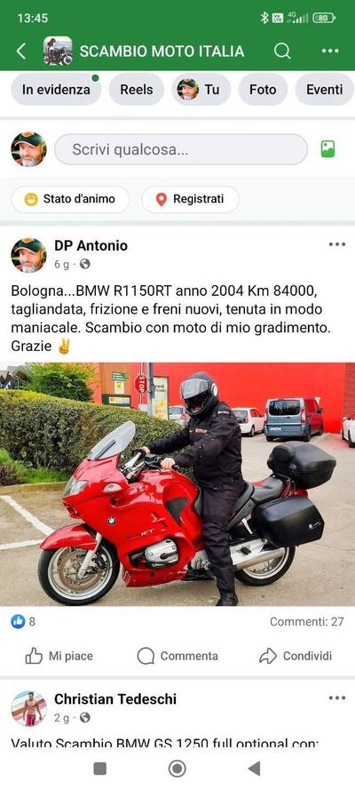 Bmw R 1150 RT (2000 - 06) usata