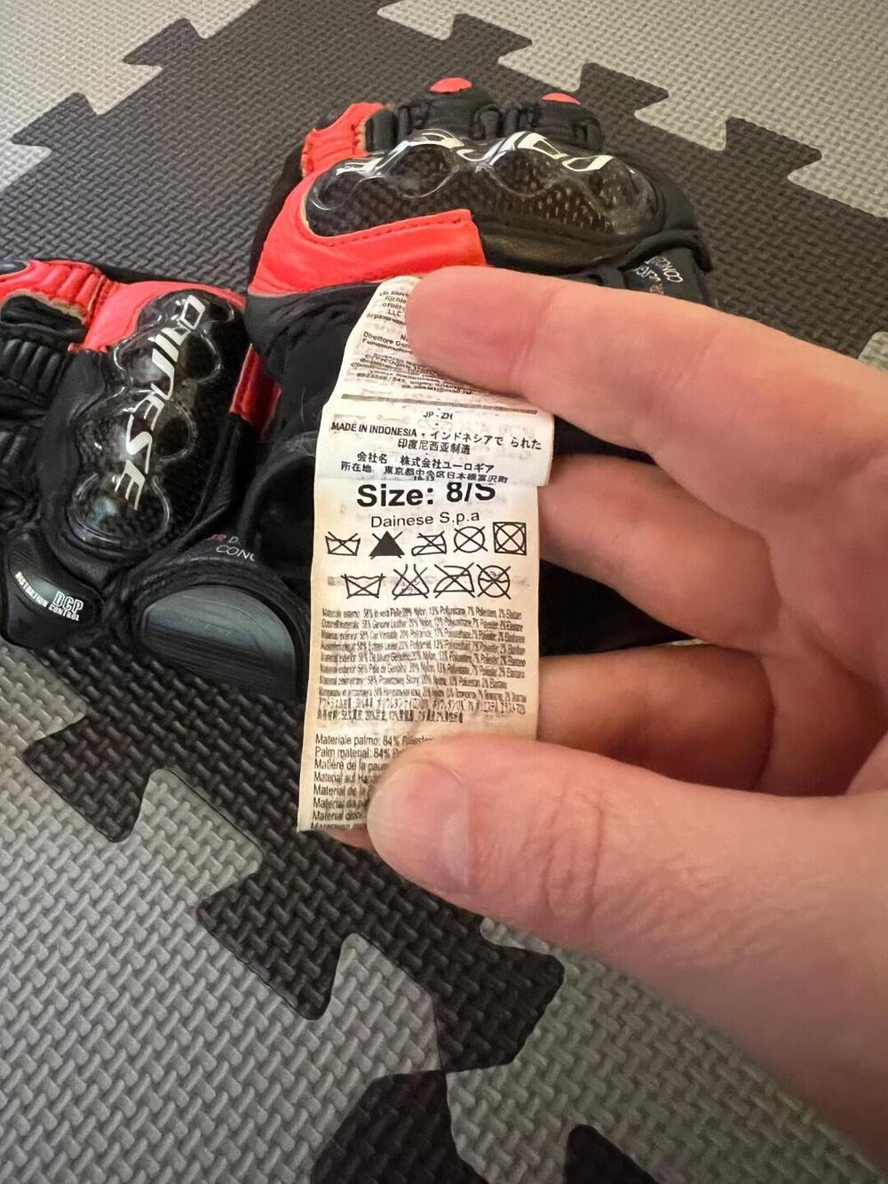 Guanti Dainese Carbon 4 tg S (7)