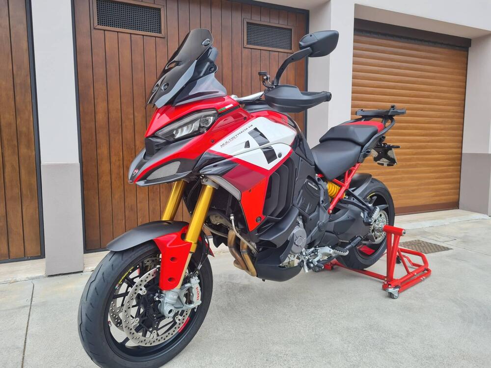 GREAT BIKERS GEAR Borse Laterali Per Ducati Multistrada 1200 (fino Al 2014) - Set Blu/Nero, Impermeabili, Con Tracolla E Tasche Interne - 3