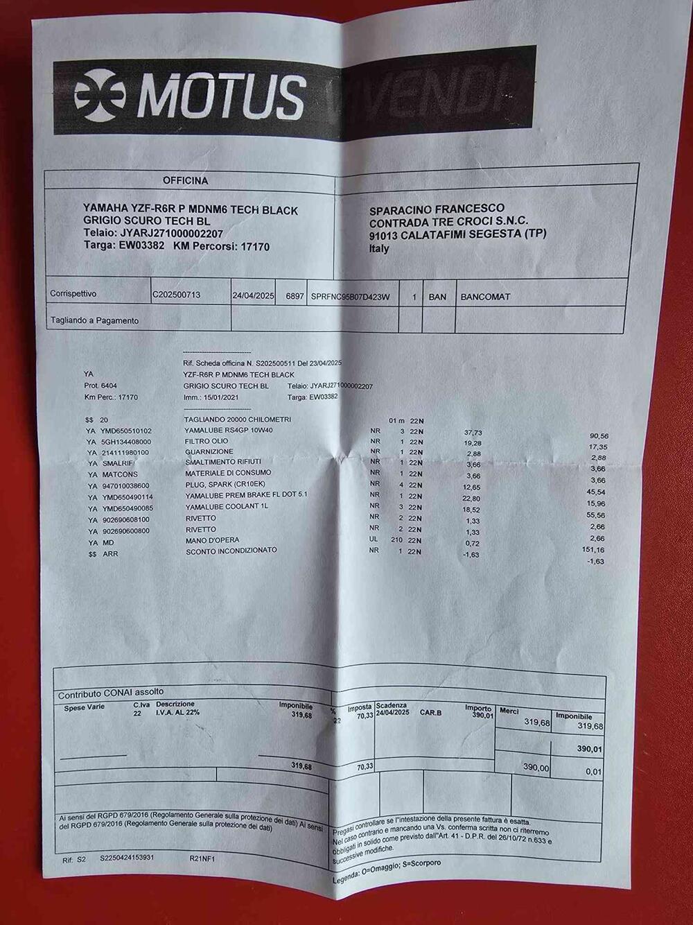 Yamaha YZF R6 (2017 - 20) (27)