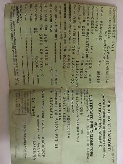 Piaggio Ciao 50 usata