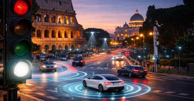 A Roma arriva il semaforo a luce bianca: come funziona la quarta luce