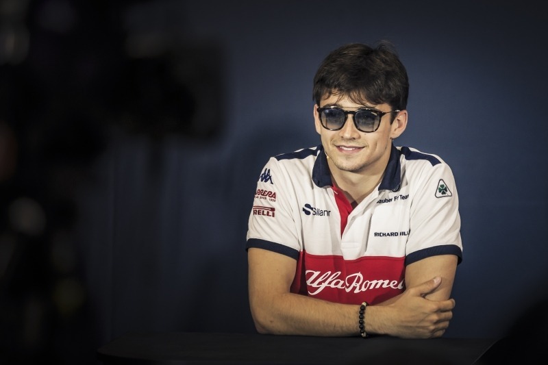 Leclerc in Alfa Romeo - Monaco 2018