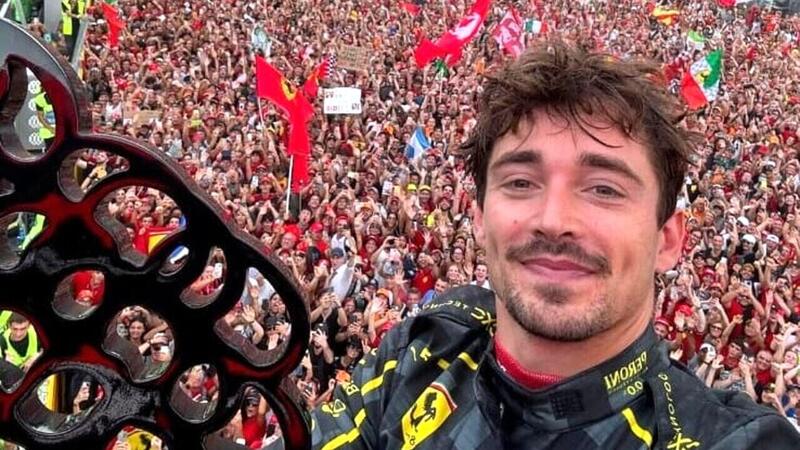 Leclerc podio a Monza 2024