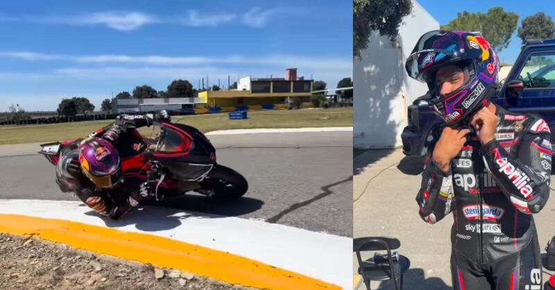 MotoGP 2026. Jorge Mart&iacute;n si allena sulla sua Aprilia RS 660. Messaggio per Aleix Espargaro: "Love you, fratello!" [VIDEO]