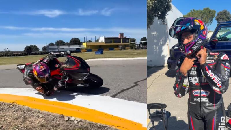 MotoGP 2026. Jorge Mart&iacute;n si allena sulla sua Aprilia RS 660. Messaggio per Aleix Espargaro: "Love you, fratello!" [VIDEO]