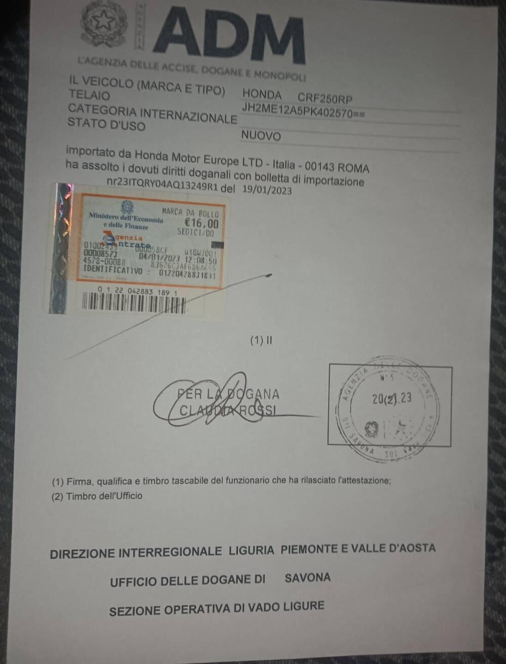 Honda CRF 250R (2023) (5)