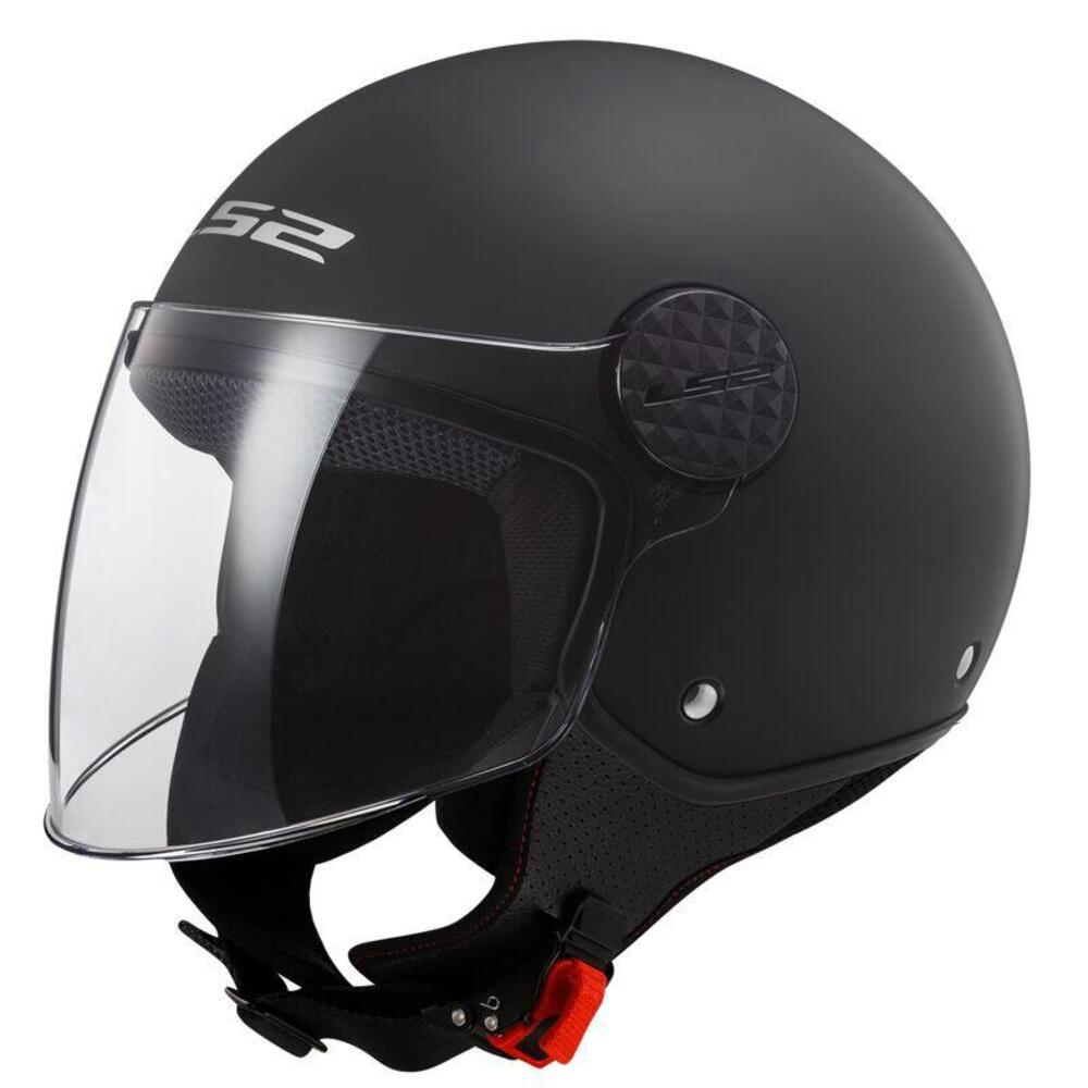 Casco Jet LS2 OF558 Sphere II Solid nero opaco