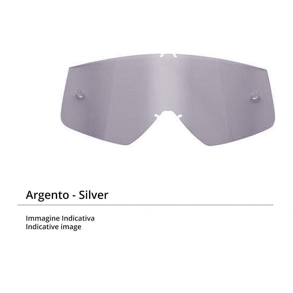 Lente specchio argento 100% per occhiali RC2 AC2 e 