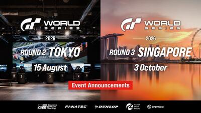 Gran Turismo World Series 2026: calendario completo con Tokyo, Singapore e finali mondiali
