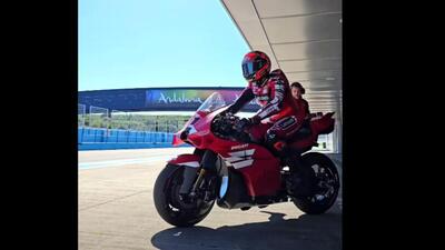 MotoGP 2026. Pi&ugrave; snella, senza abbassatore: Michele Pirro ha provato la MotoGP 850 cc Ducati a Misano