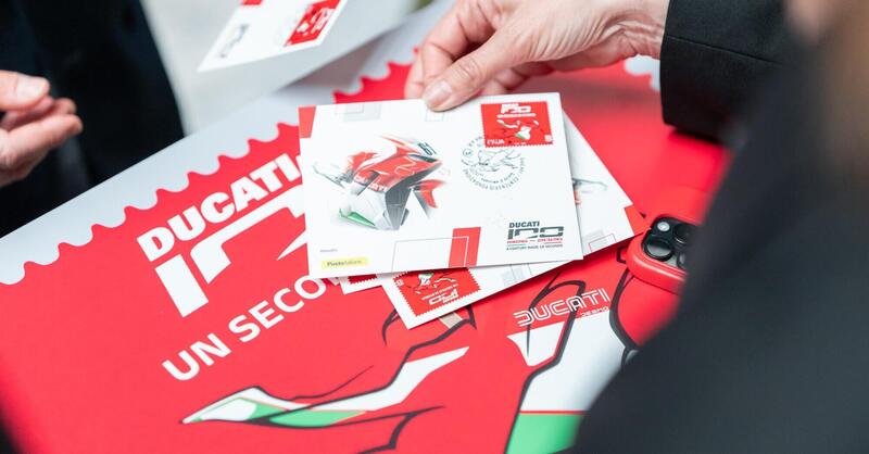 Centenario Ducati: arriva un francobollo emesso dal Ministero delle Imprese e del Made in Italy
