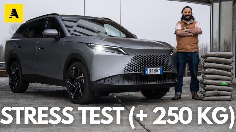 Quanto consuma DAVVERO a PIENO CARICO (+ 250 kg)? Stress test OMODA 7 PHEV [VIDEO] 