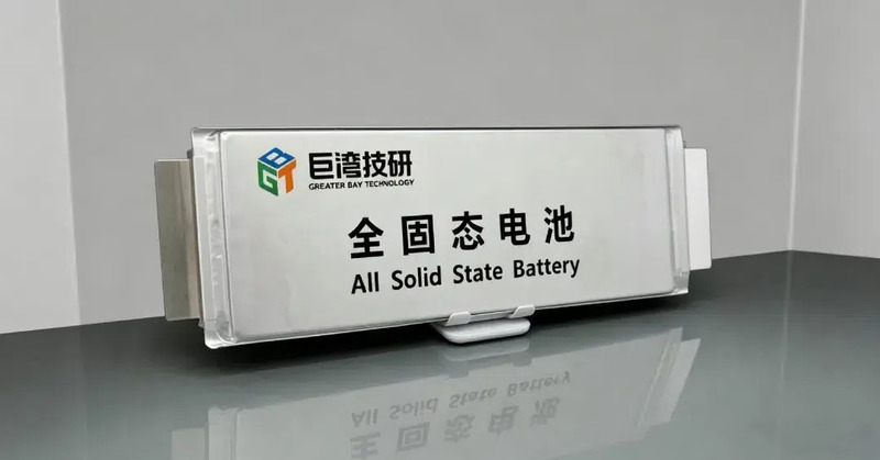 Batterie allo stato solido, la cinese Greater Bay Technology accelera: produzione di massa attesa ne