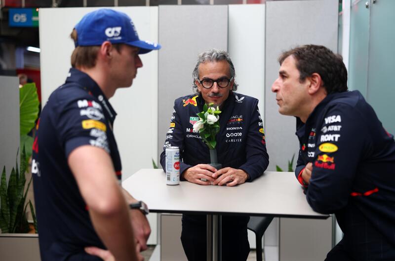 Max Verstappen, Laurent Mekies e Pierre Wach&eacute;