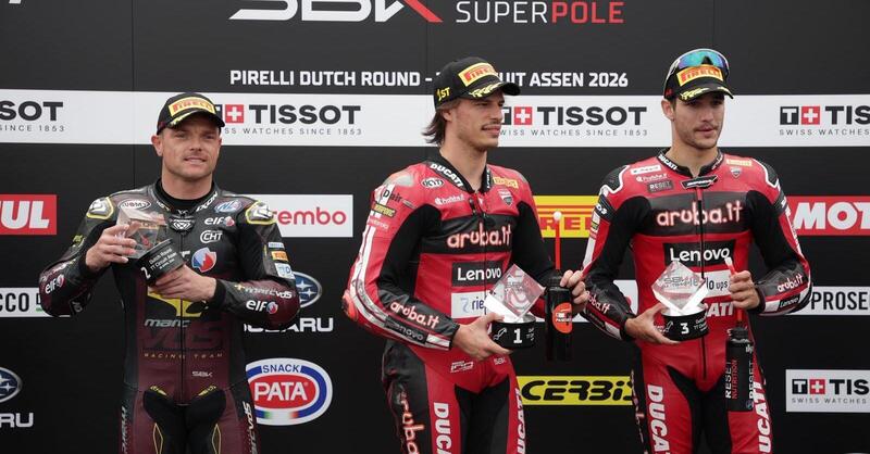 SBK 2026. GP dei Paesi Bassi. Nicol&ograve; Bulega in Superpole ad Assen