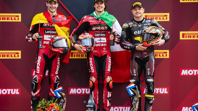 SBK 2026. GP dei Paesi Bassi. Tre su tre per Nicol&ograve; Bulega ad Assen [GALLERY]