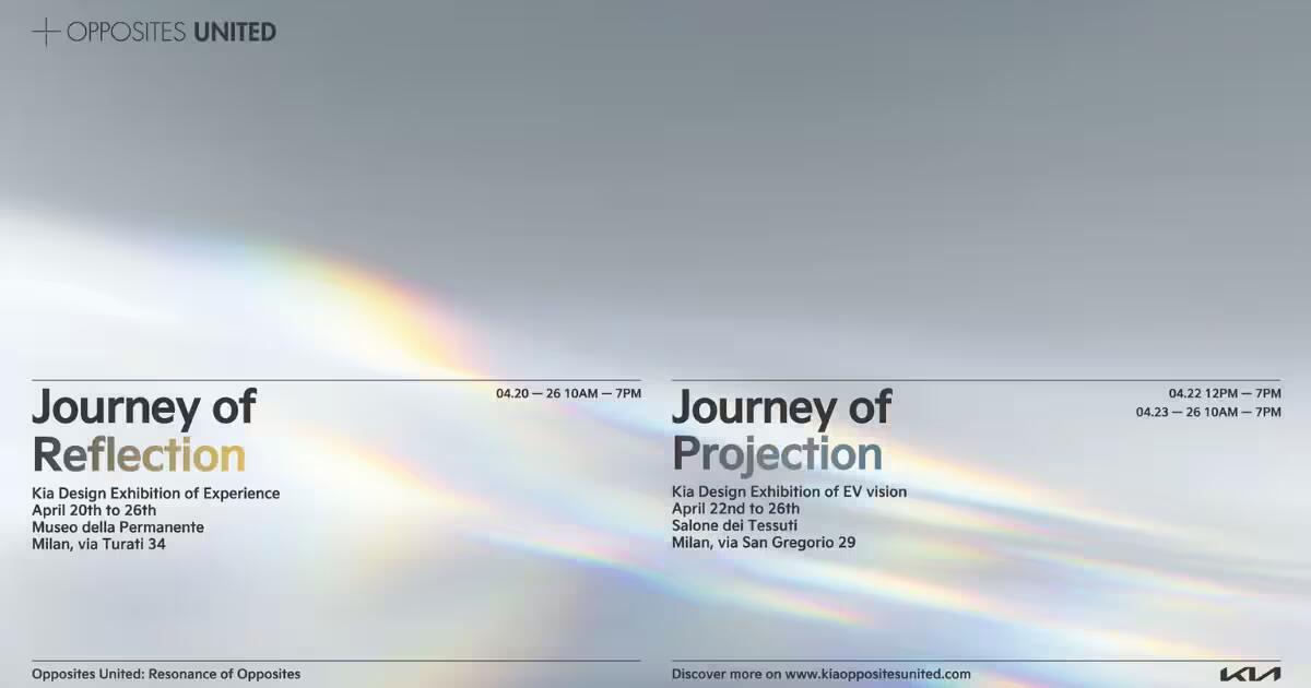 Kia alla Milano Design Week 2026 svela il futuro del design auto elettrico con “Resonance of Opposites”