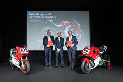 Ducati compie 100 anni: la Superleggera V4 Centenario Tricolore e un anno di celebrazioni