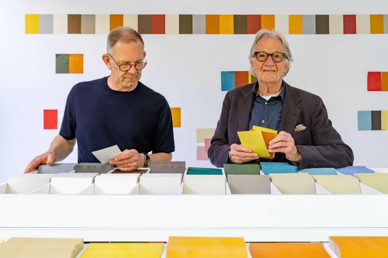 Paul Smith nella Colour theory room