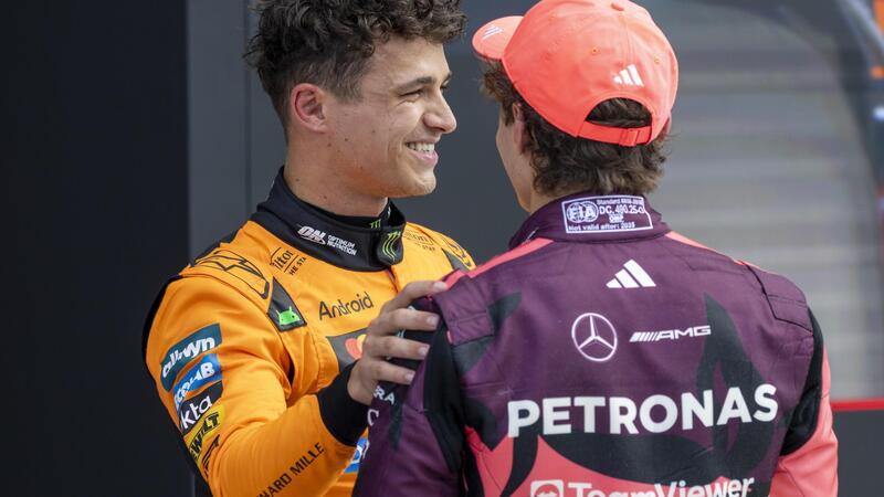 F1. "Entusiasta di vedere cosa far&agrave;": Lando Norris crede nelle chance mondiali di Kimi Antonelli