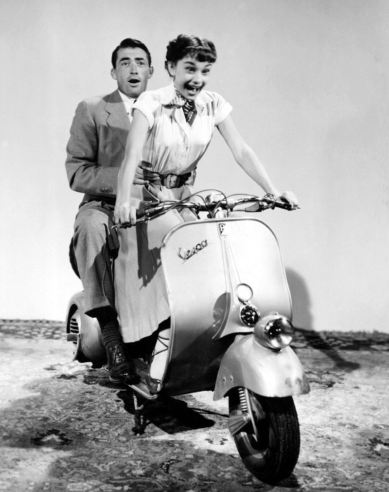 Vespa e le &ldquo;Vacanze Romane&rdquo;