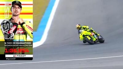 MotoGP 2026. GP di Spagna. FP1, doppietta gialla: 1&deg; Fabio Di Giannantonio, 2&deg; Franco Morbidelli [CLASSIFICA]