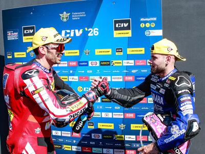 Dunlop CIV 2026, Misano. Scintille tra Pirro e Delbianco: "Honda e Yamaha pi&ugrave; veloci di Ducati? Inspiegabile". Che succede? [VIDEO]