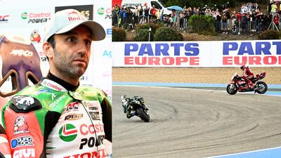 MotoGP 2026. GP di Spagna. L'opinione di Johann Zarco sulla manovra di Marc M&aacute;rquez: "Aveva deciso di non rientrare, quindi non poteva tornare indietro"