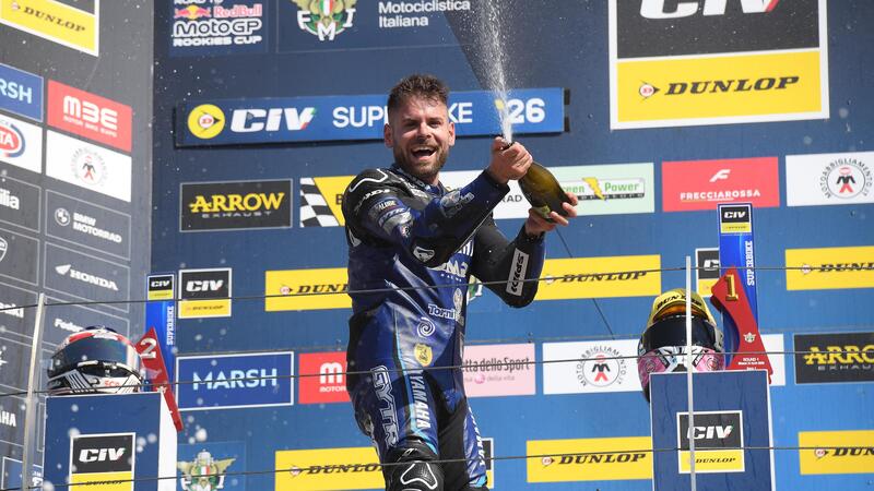 Dunlop CIV 2026, Misano. Delbianco si prende tutto: domina ancora in Superbike [RISULTATI] 