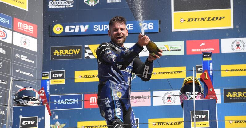 Dunlop CIV 2026, Misano. Delbianco si prende tutto: domina ancora in Superbike [RISULTATI] 