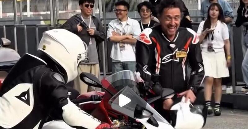Richard Hammond e Zhang Xue in pista con la ZXMoto 820 RR-R [VIDEO]