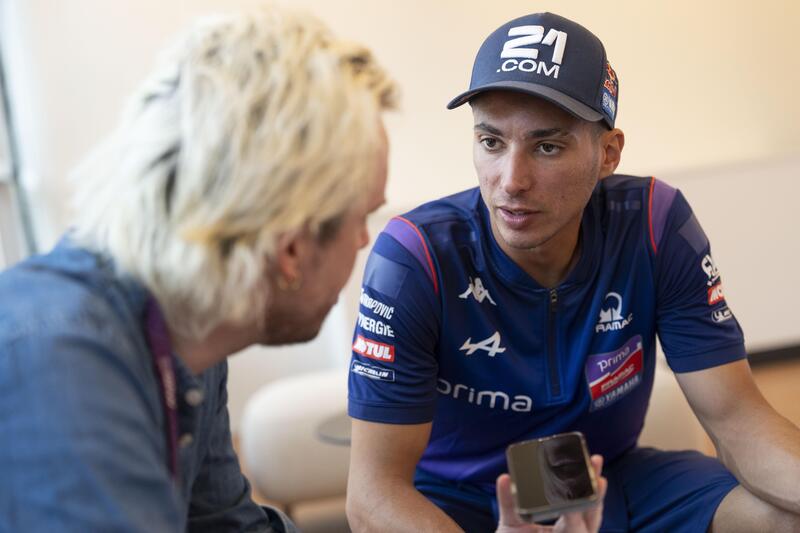 Un momento dell'intervista