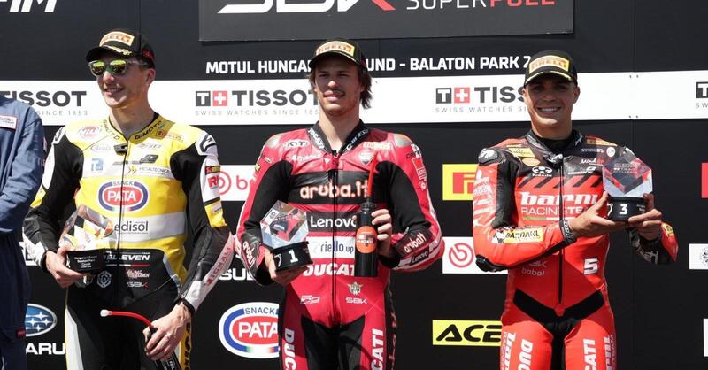 SBK 2026. GP di Ungheria. Nicol&ograve; Bulega in pole position al Balaton Park