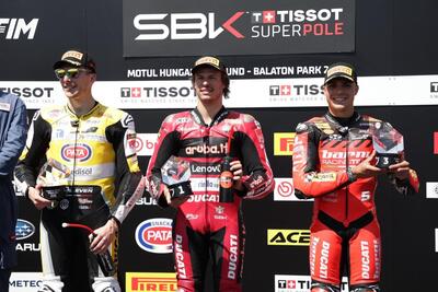 SBK 2026. GP di Ungheria. Nicol&ograve; Bulega in pole position al Balaton Park
