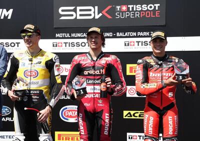SBK 2026. GP di Ungheria. Nicolò Bulega in pole position al Balaton Park