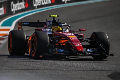 "Non &egrave; dove voglio essere": Hamilton deluso dagli upgrade Ferrari a Miami, ora spera nella pioggia