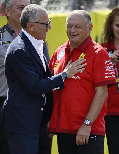 F1. Domenicali ne &egrave; certo: "Kimi sa respirare l'aria delle vette, e la Ferrari ha finalmente cambiato passo"