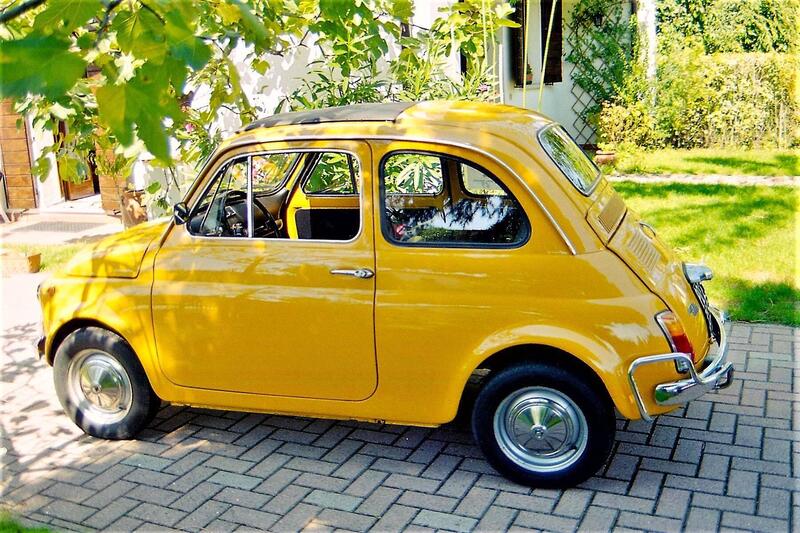 Fiat 500 L d'epoca a Padova