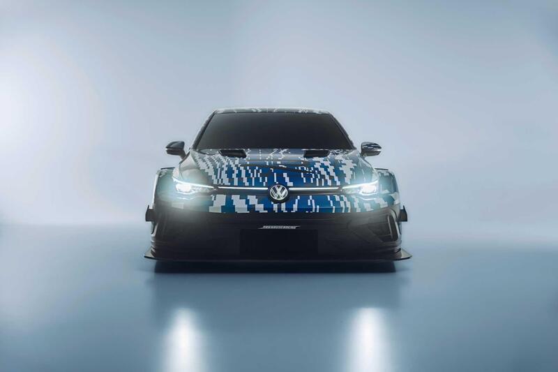Frontale Volkswagen Golf R