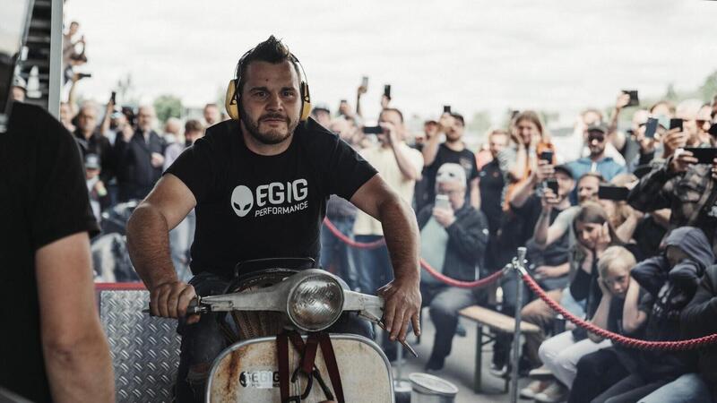 La Vespa pi&ugrave; potente l'ha fatta un cuoco altoatesino