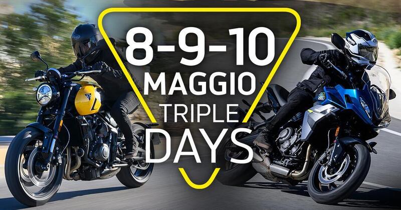 Triumph apre le porte: arrivano i Triple Days con test ride gratuiti