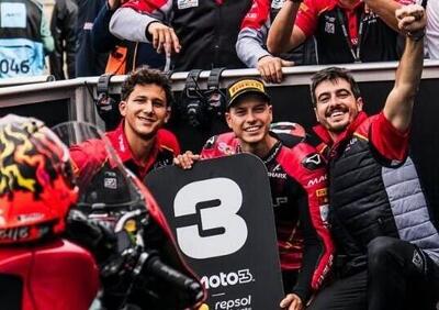 MotoGP 2026. GP di Francia. Matteo Bertelle torna sul podio un anno dopo l'incidente: Ho pianto nell'ultimo giro, non ho mai mollato