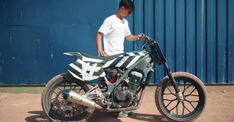 Royal Enfield entra nel Flat Track mondiale: presentata la Sherpa FT Mk2