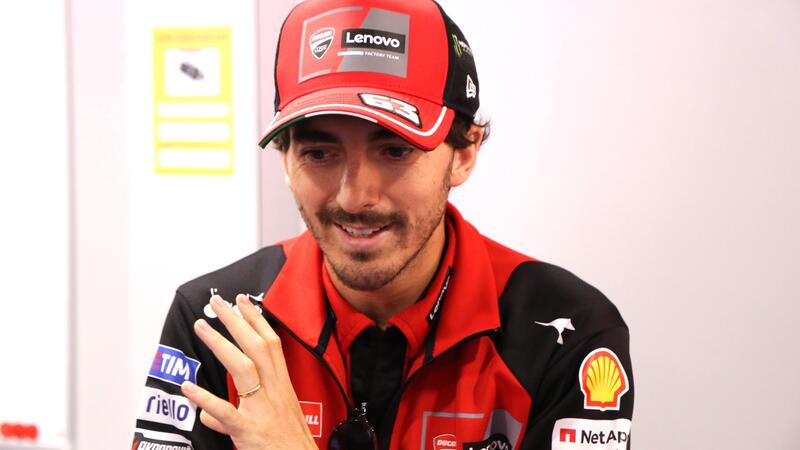 MotoGP 2026. GP di Catalunya. Pecco Bagnaia: "Attacco massimo, ne ho discusso a casa, voglio vincere. Marc M&aacute;rquez? Giro stratosferico"