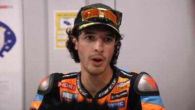 MotoGP 2026. GP di Catalunya. Celestino Vietti: "Non ho niente da recriminarmi, ma alla fine ha vinto lui. Valentino Rossi dice che ci giochiamo un posto in MotoGP? Non lo sapevo, io voglio solo meritarmelo"