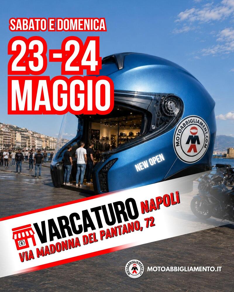 Motoabbigliamento apre a Varcaturo: nuovo punto vendita in provincia di Napoli